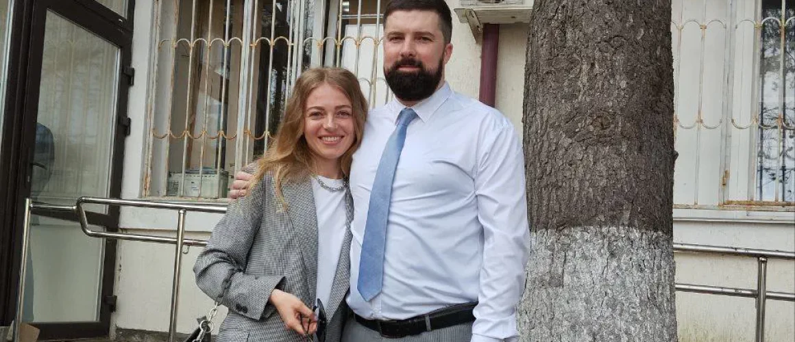 свидетель Иеговы Максим Зинченко с супругой