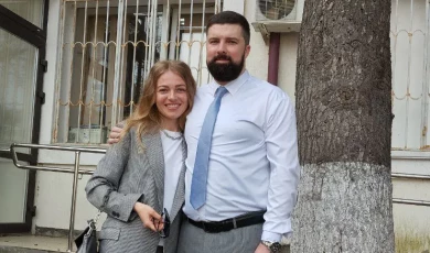 свидетель Иеговы Максим Зинченко с супругой